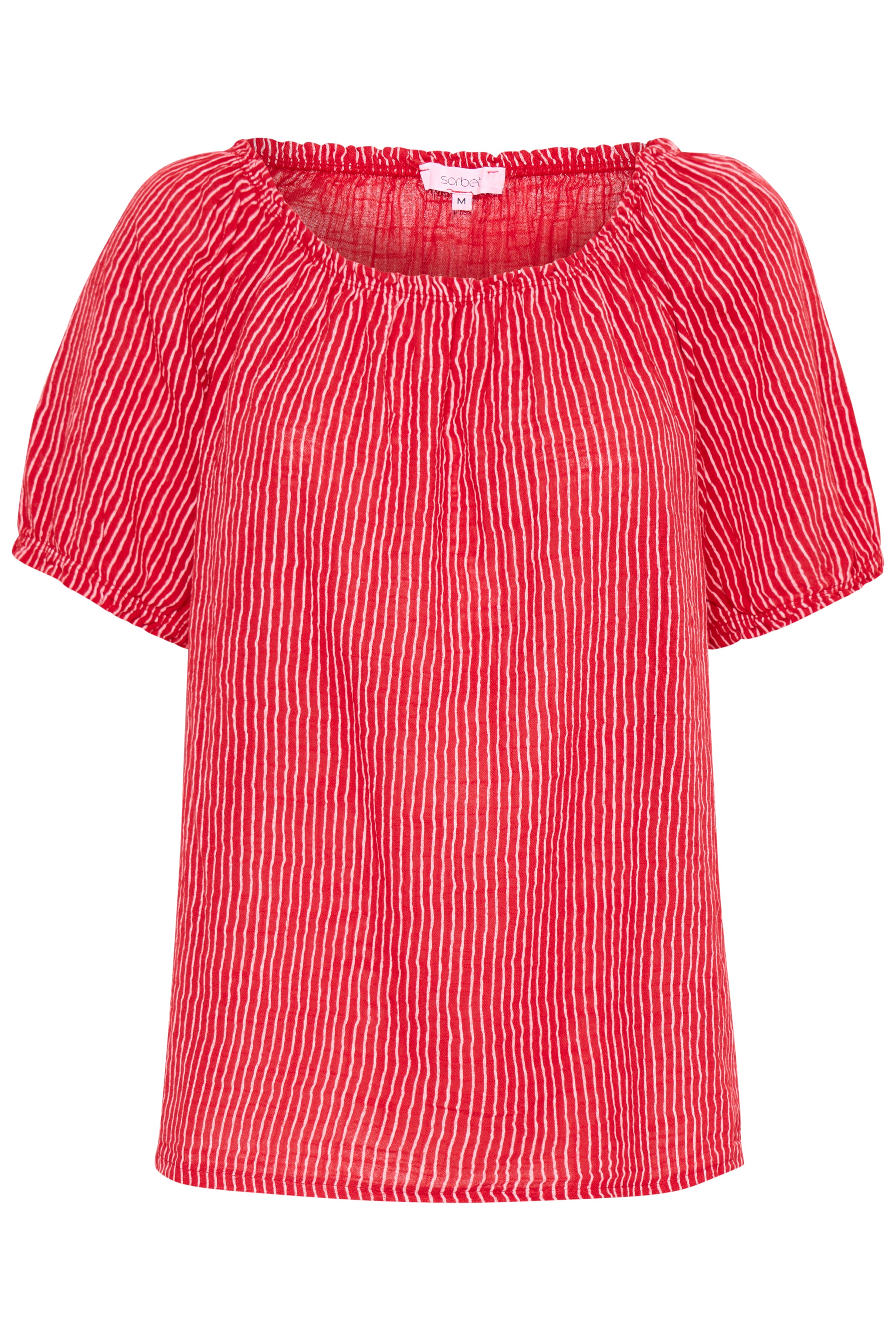 Blouse with short sleeve PACK FRONT 22100609-191663