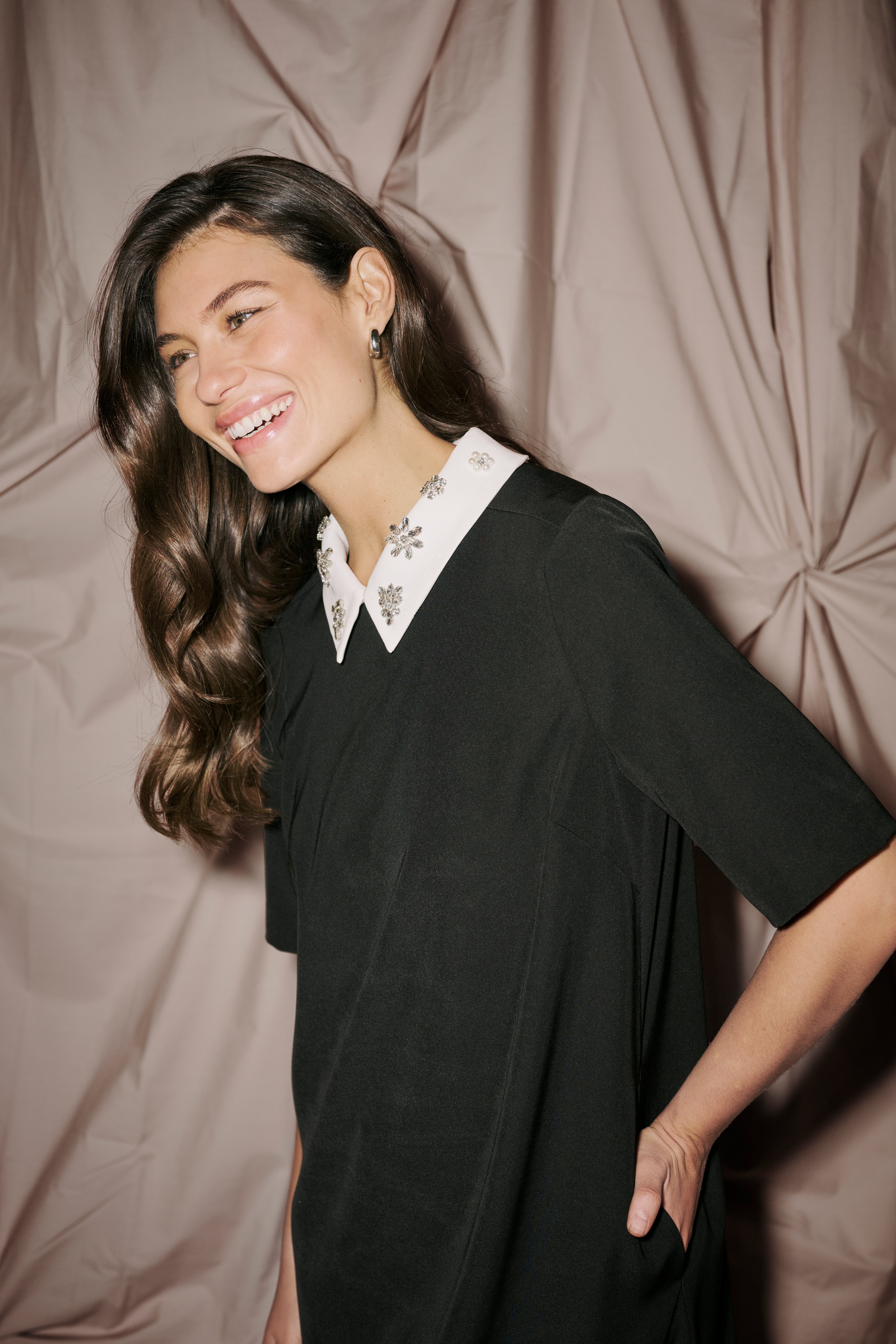 CUbelle Dress with collar LOCATION NONE 50112527-500012