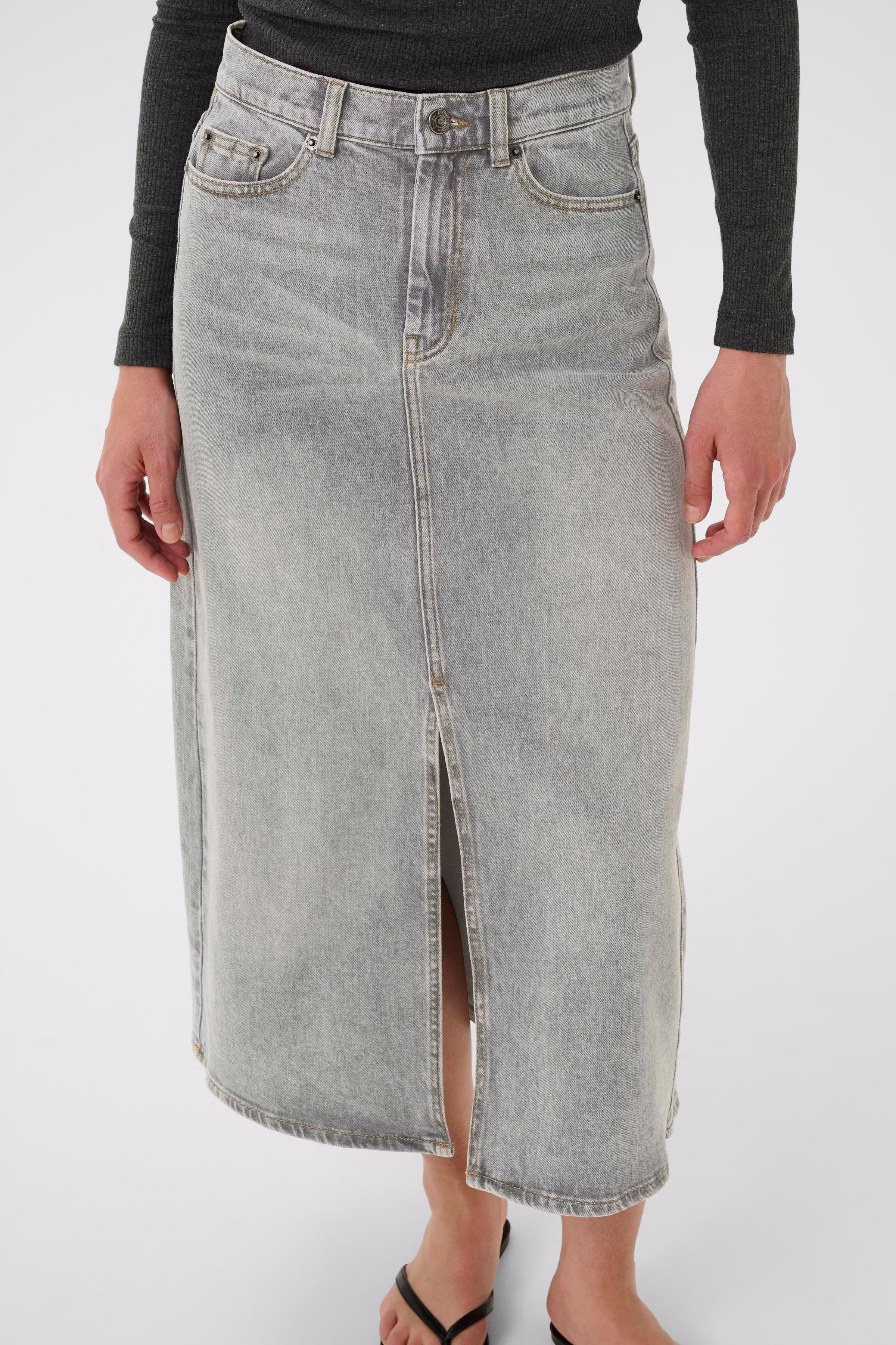 NanasIW Denim Kjol LOOKBOOK DETAIL 30111078-304093