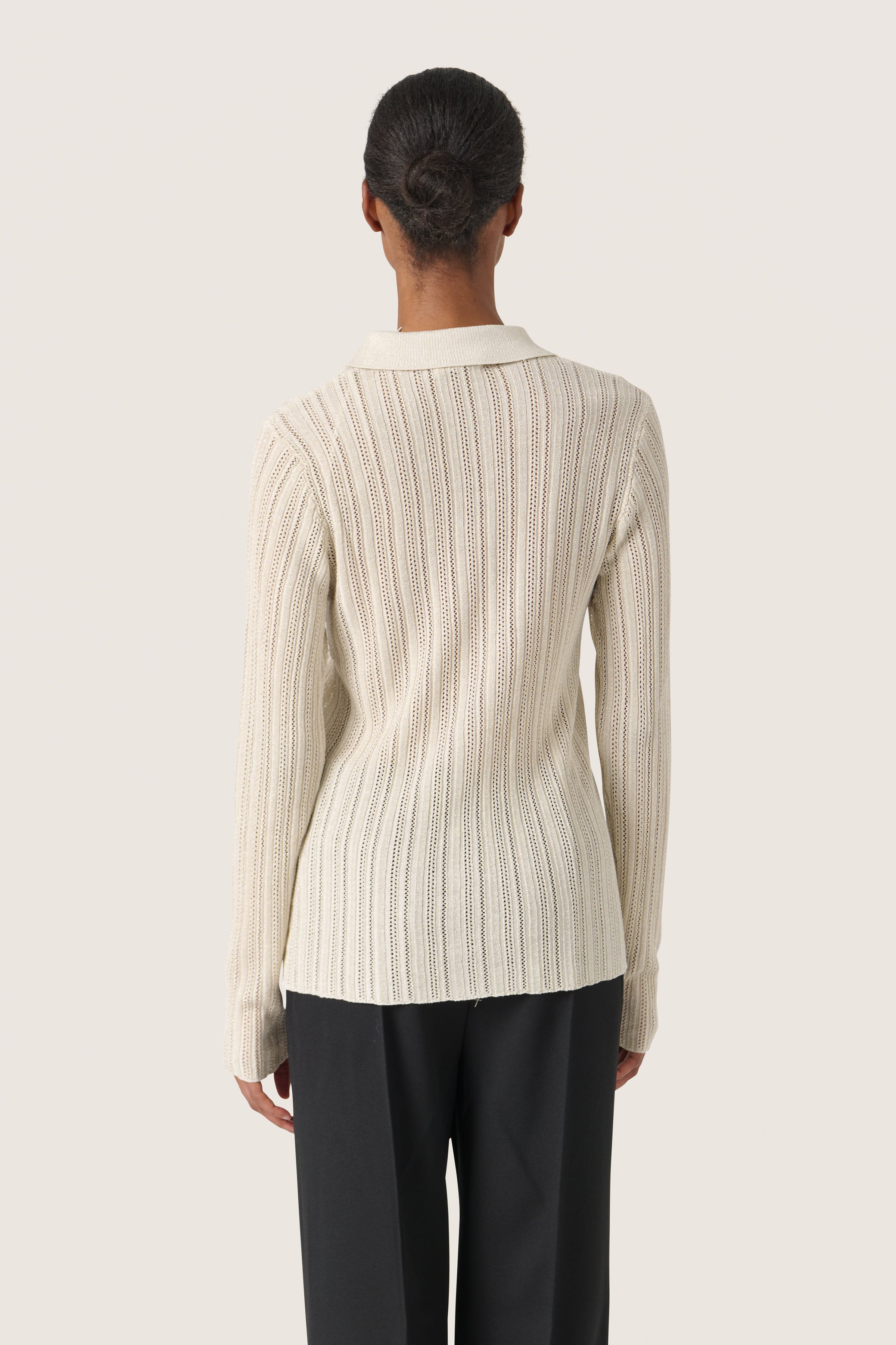 SLLaisa Glitter Cardigan LOOKBOOK BACK 30407755-145002