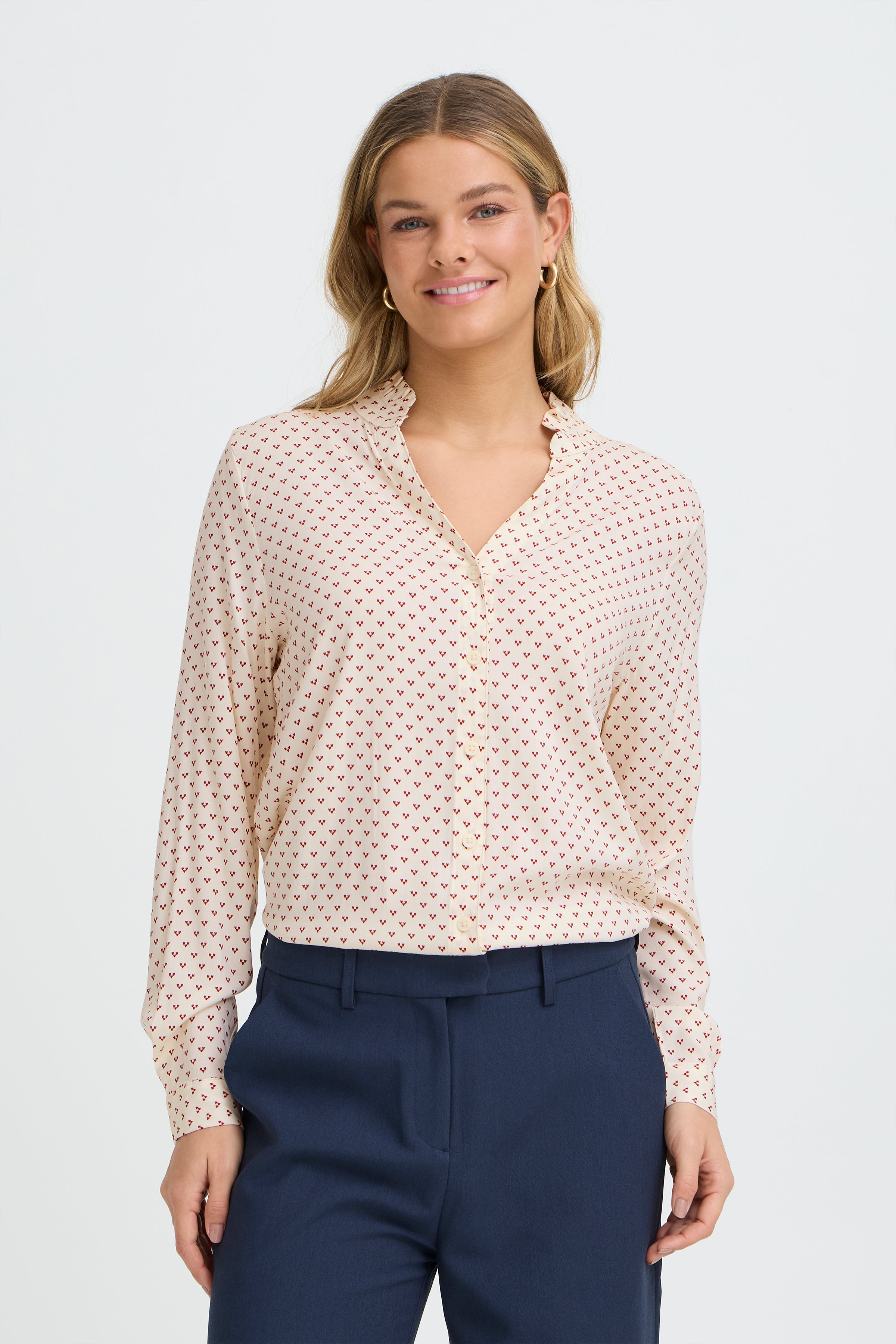 FRJUSTINE Overhemd LOOKBOOK FRONT 20617410-900004885