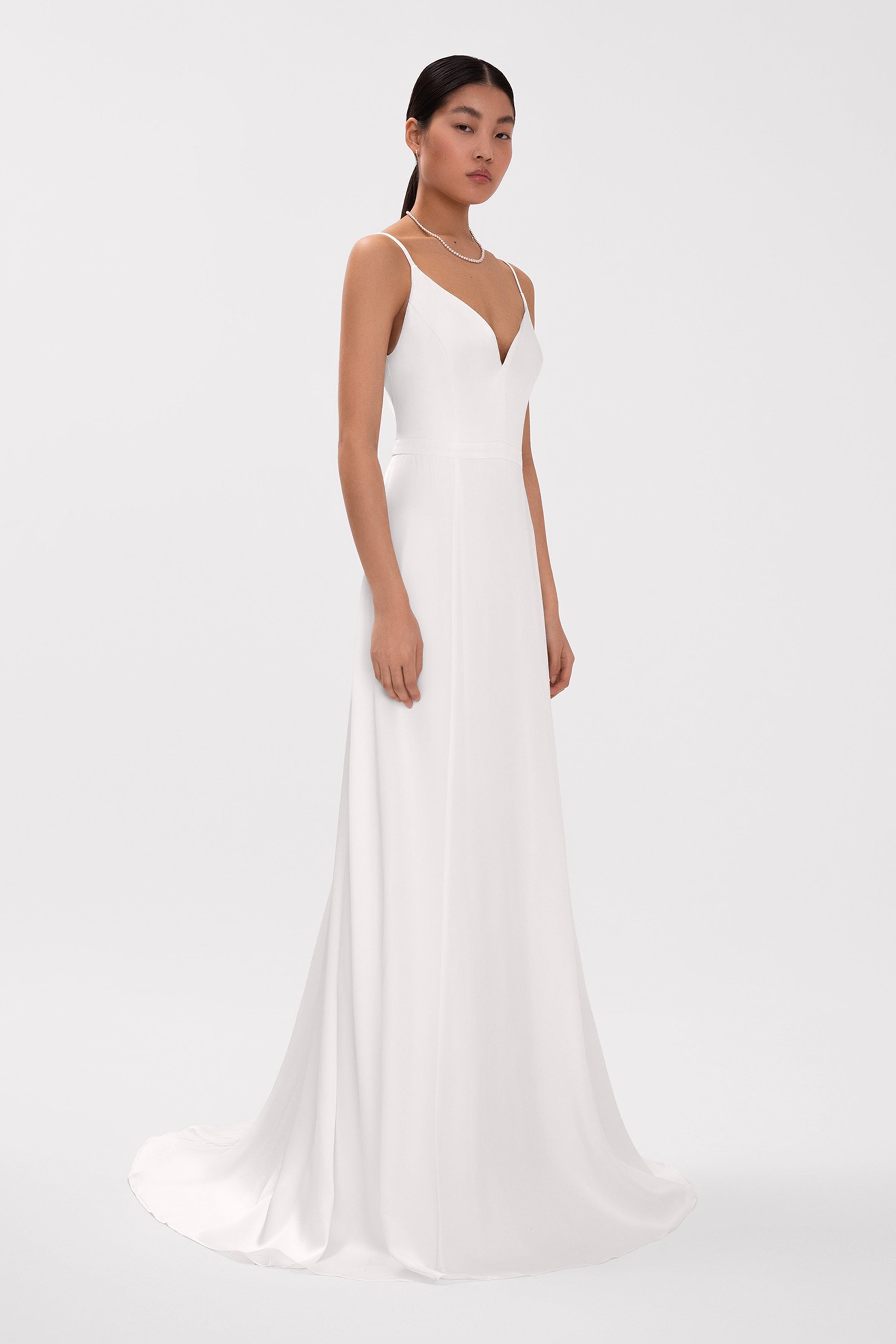 IOMARY Kleid LOOKBOOK FRONT 30600363-WH010