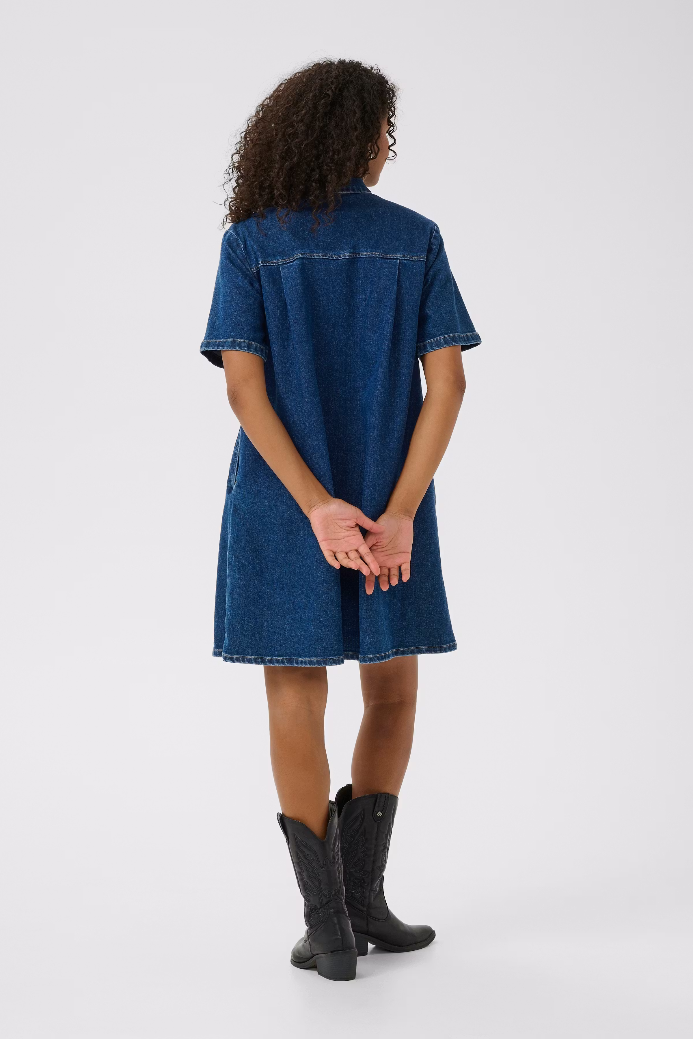 KAsandra Denim Dress LOOKBOOK BACK 10552391-102272