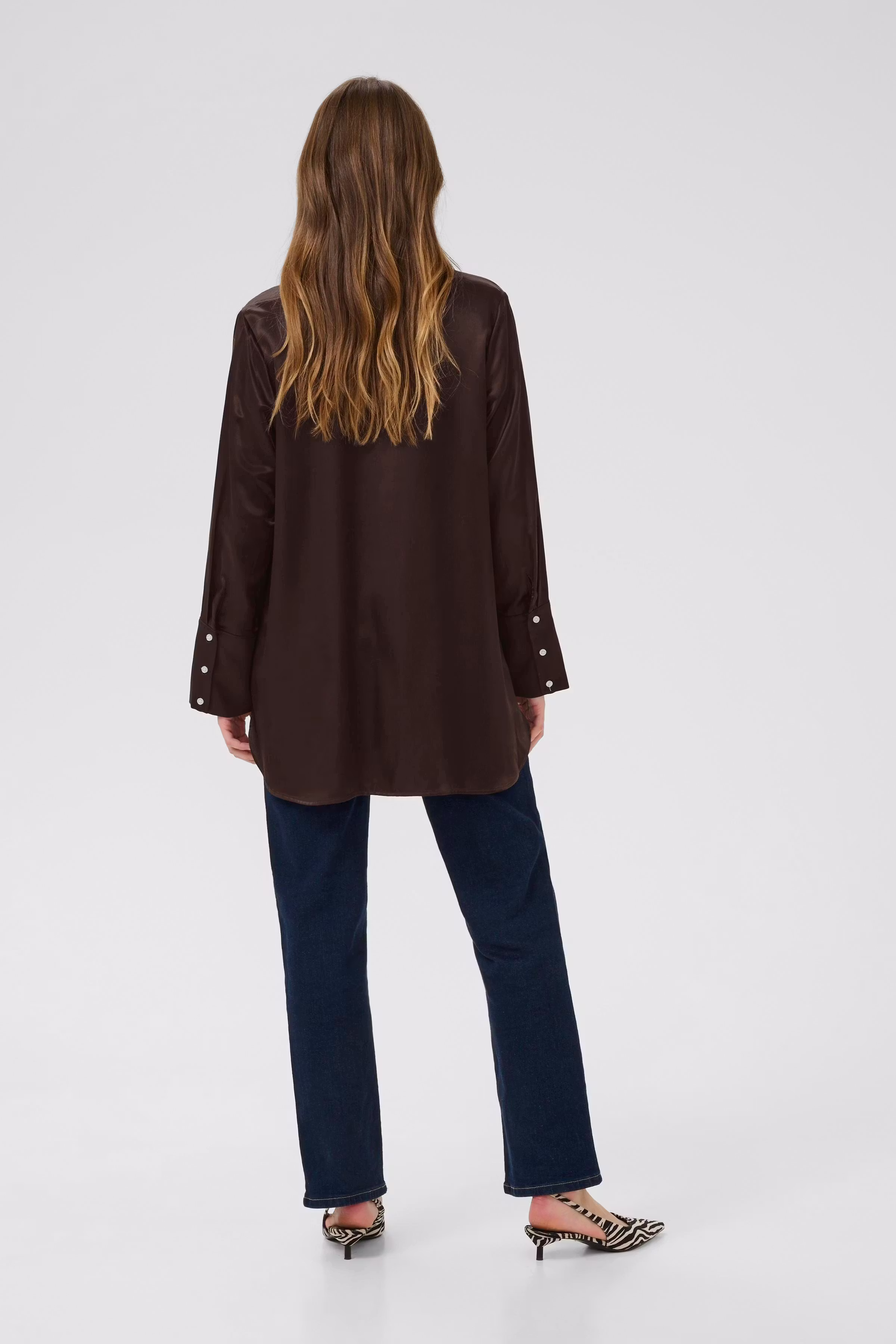 CUmollie Satinskjorte LOOKBOOK BACK 50112293-190915