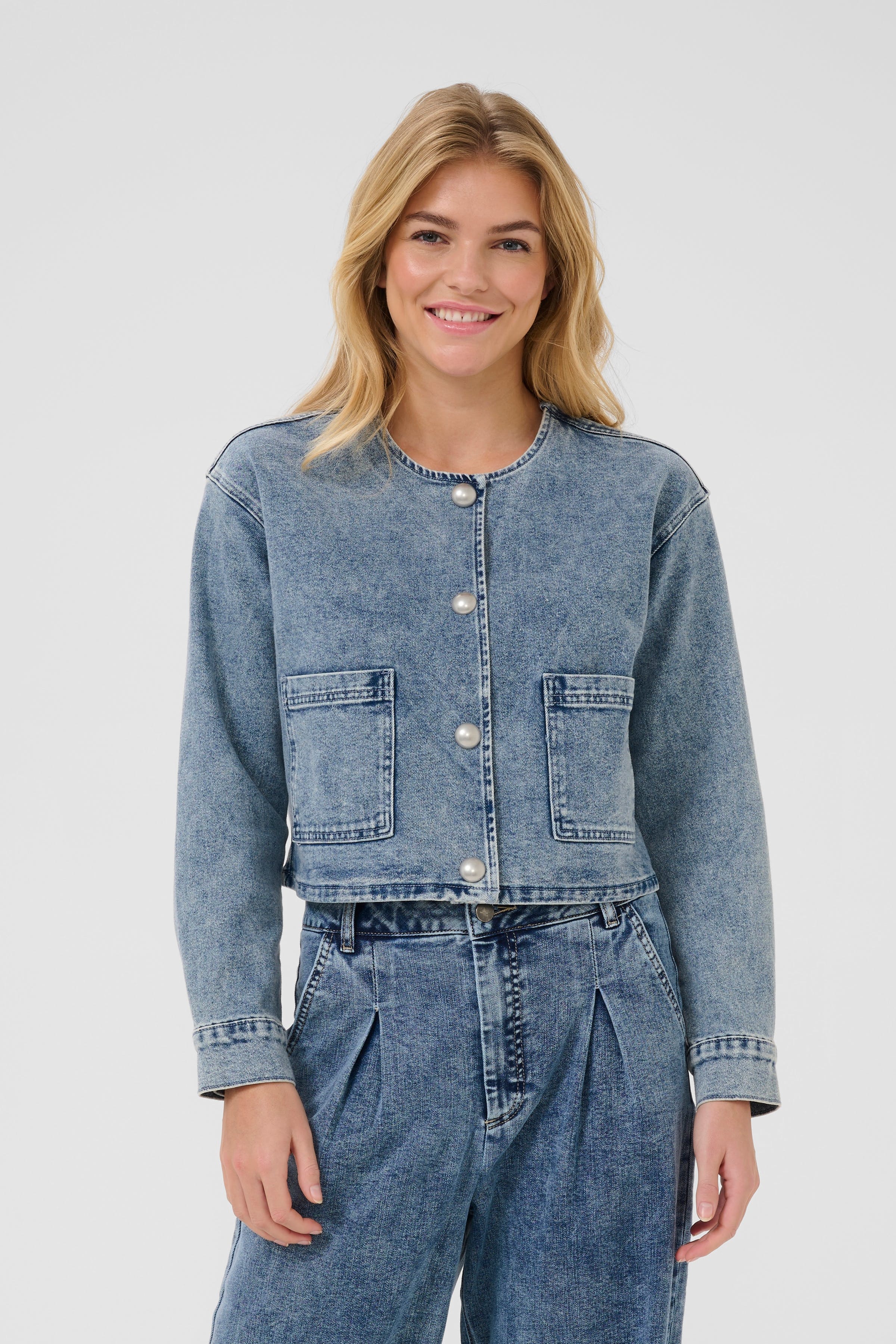 KAdoriana Denimjakke LOOKBOOK FRONT 10509620-107702